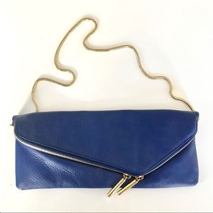Henri Bendel Debutante Slim Asymmetric Clutch